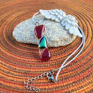 Fused Glass Pendant, Fused Glass Jewelry